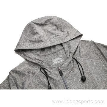 High quality zip gym hoodie men woman